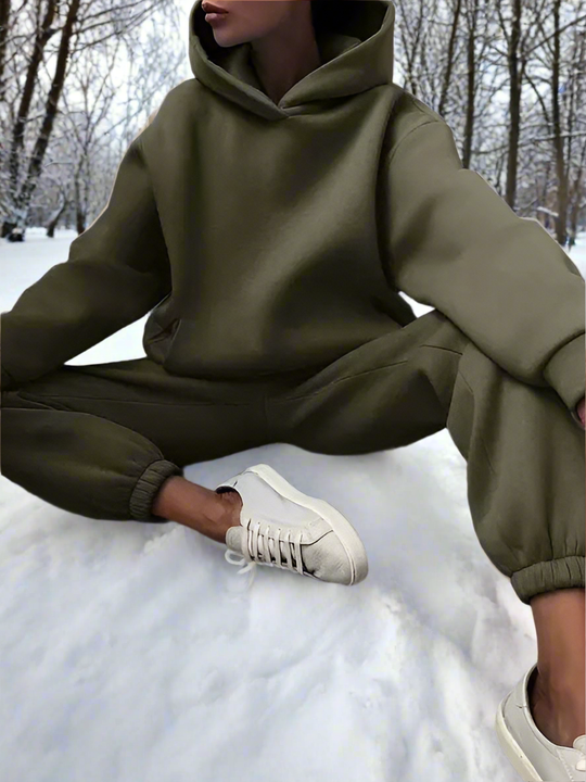Cozy | Dres Damski z Kapturem i Spodniami Dresowymi | Komfortowy, Casual Look