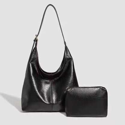Torebka hobo damska | shopper, szeroki pasek