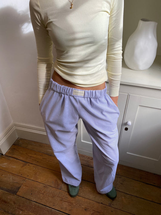 Stylowe Spodnie Loungewear z Miękkiego Materiału na Lato – Damskie