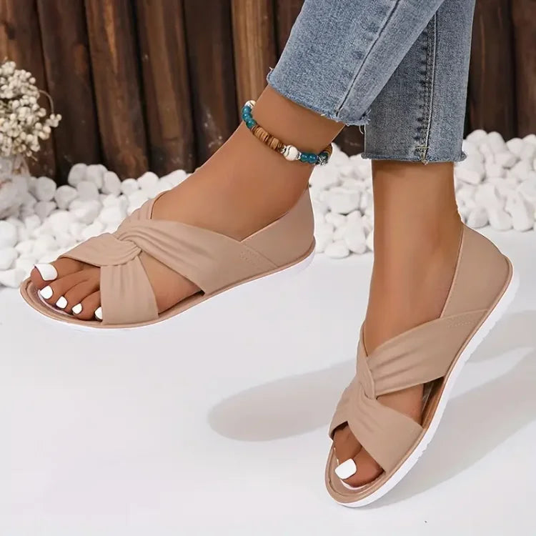 SoleKnots | Kobiece Sandały z Węzłem, Wygodne i Stylowe Letnie Klapki