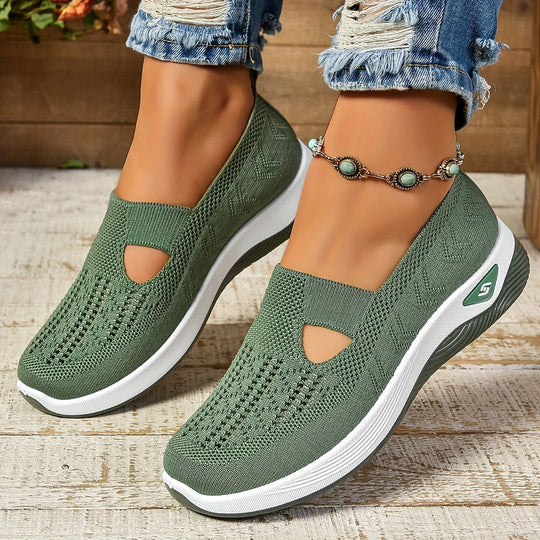AirStep | Męskie buty ortopedyczne - oddychająca dzianina, wyściółka ortopedyczna