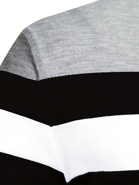 Męskie Polo z Długim Rękawem i Zamkiem | Klasyczny Kołnierzyk Polo | Regular Fit | Casual i Smart Casual