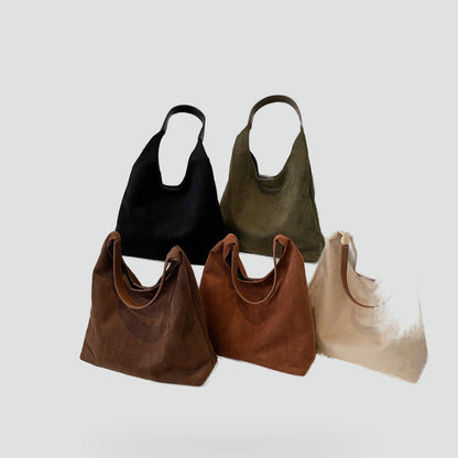 Torebka clutch damska | zamszowa faktura, szeroki pasek
