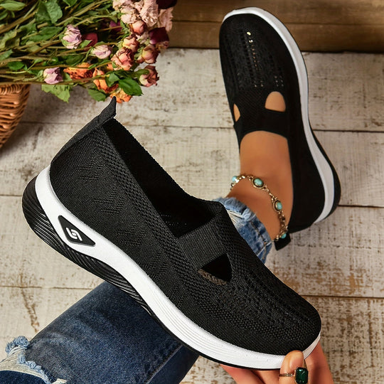 AirStep | Męskie buty ortopedyczne - oddychająca dzianina, wyściółka ortopedyczna