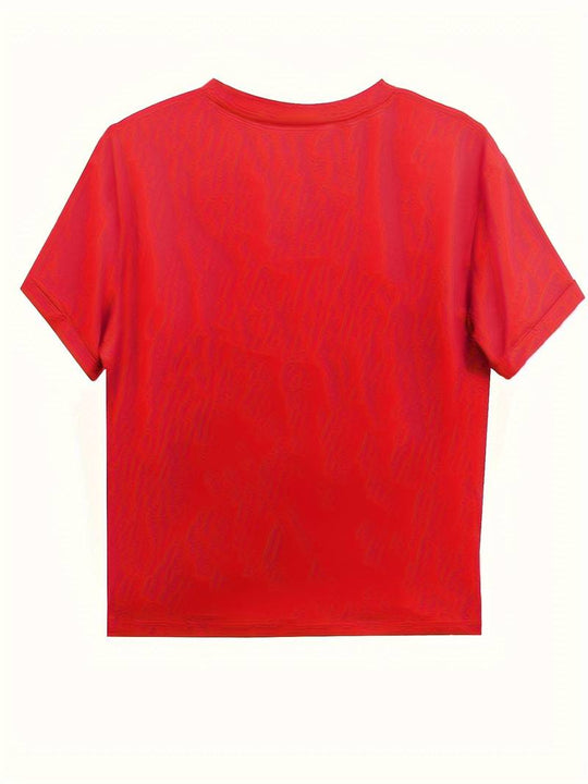 T-shirt o Luźnym Kroju z Wzorem Kolorowych Serc dla Kobiet | Idealny na Co Dzień