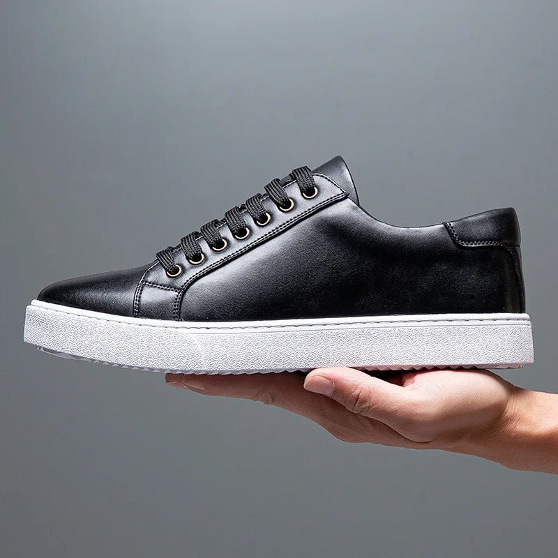 Enzo | Męskie sneakersy ze skóry