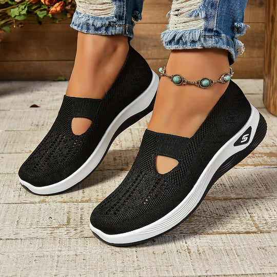 AirStep | Męskie buty ortopedyczne - oddychająca dzianina, wyściółka ortopedyczna