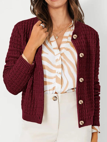 Kardigan damski | guziki, klasyczny krój