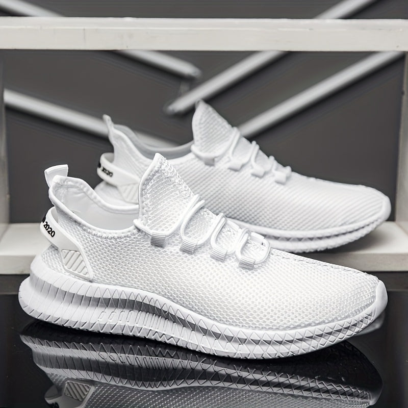 Męskie Sneakersy Sportowe | Oddychająca Siatka | Lekkie Buty Casual | Podeszwa PU Amortyzująca | Całoroczne