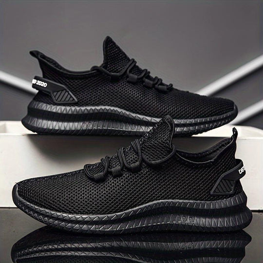 Męskie Sneakersy Sportowe | Oddychająca Siatka | Lekkie Buty Casual | Podeszwa PU Amortyzująca | Całoroczne