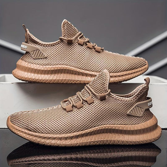 Męskie Sneakersy Sportowe | Oddychająca Siatka | Lekkie Buty Casual | Podeszwa PU Amortyzująca | Całoroczne