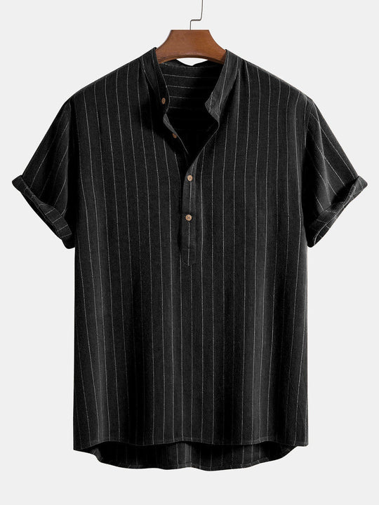 Mężczyzna | Zestaw Dwuczęściowy | Koszula z Krótkim Rękawem | Spodnie | Styl Casual
