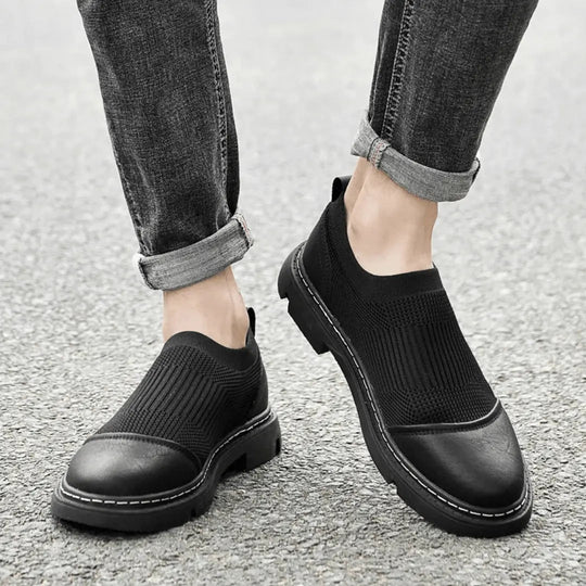 Mężczyzna | Buty Wsuwane | Niski Profil | Solidna Podeszwa | Styl Codzienny i Formalny