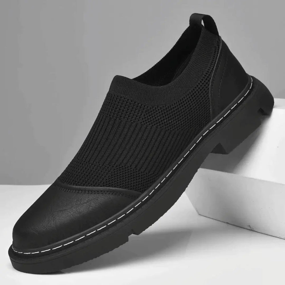 Mężczyzna | Buty Wsuwane | Niski Profil | Solidna Podeszwa | Styl Codzienny i Formalny