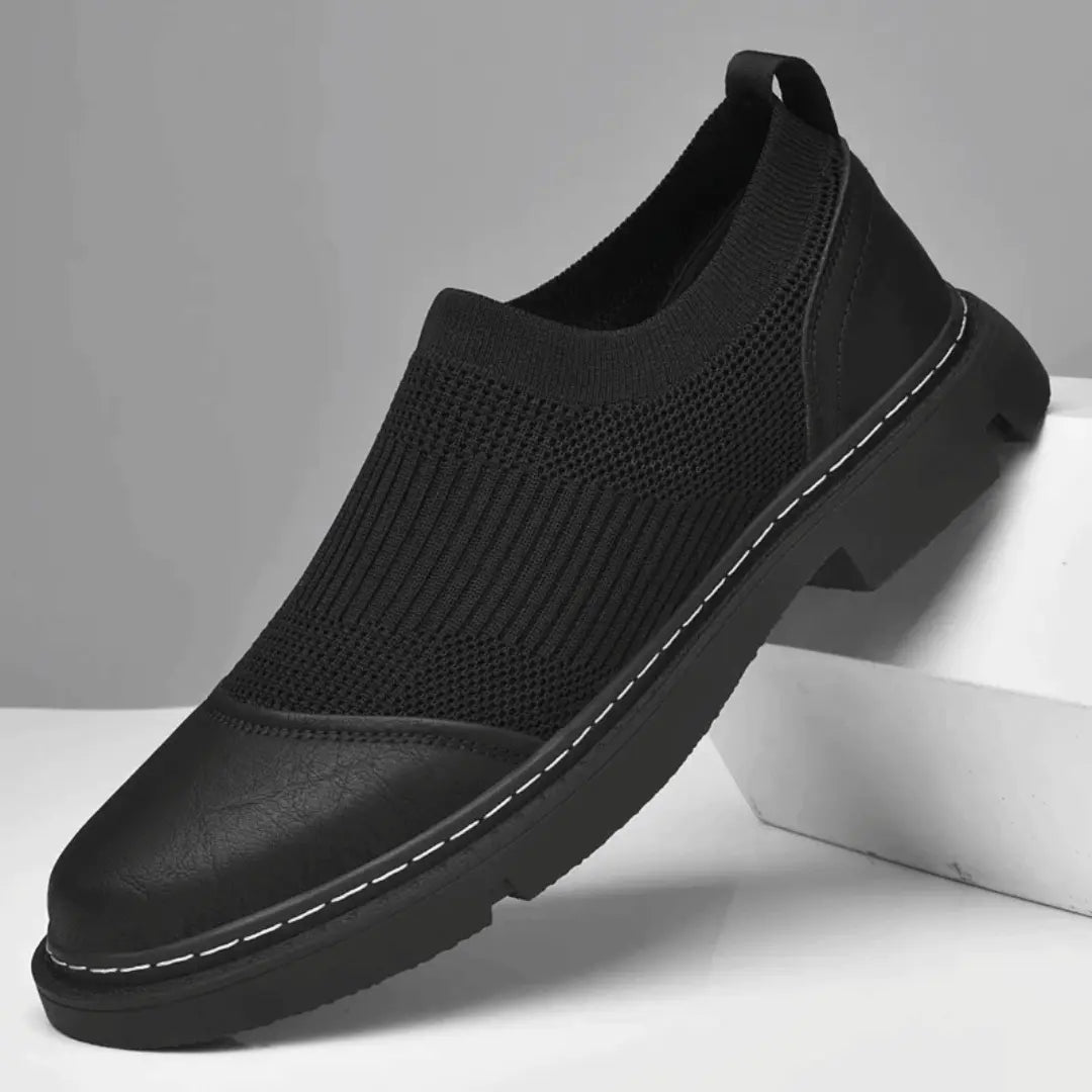 Mężczyzna | Buty Wsuwane | Niski Profil | Solidna Podeszwa | Styl Codzienny i Formalny