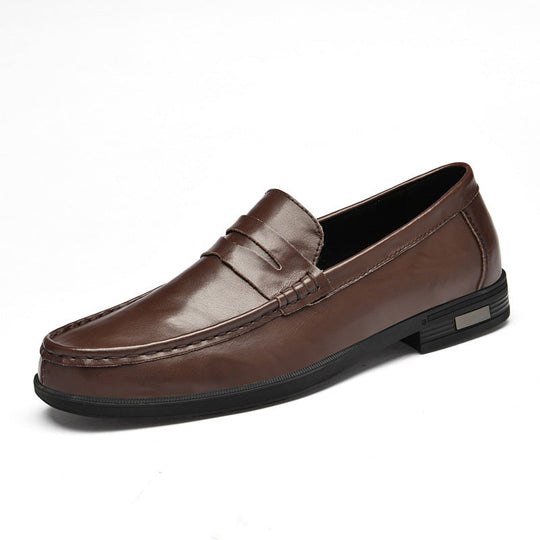 Męskie Penny Loafers | Prawdziwa Skóra | Klasyczne i Eleganckie | Oddychający Komfort