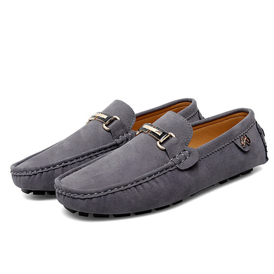 Mężczyzna | Skórzane Mokasyny | Slip-On | Lekka Konstrukcja | Styl Smart Casual