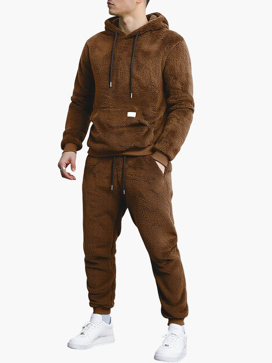 Męski Zestaw | Slimfit | Z Kapturem | Zima