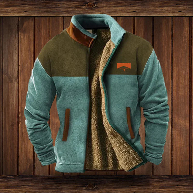 Mężczyzna | Kurtka Zimowa | Vintage Outdoor | Zamek Błyskawiczny | Regular Fit