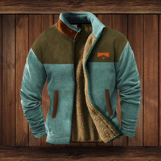 Mężczyzna | Kurtka Zimowa | Vintage Outdoor | Zamek Błyskawiczny | Regular Fit