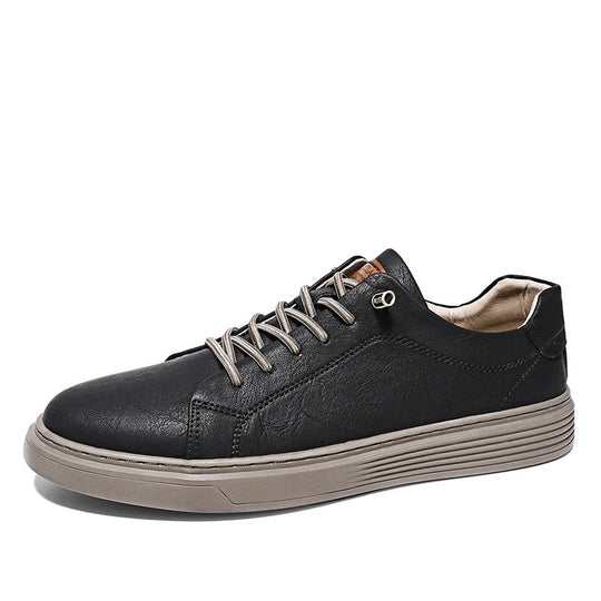 James Męskie Skórzane Sneakersy Oxford | Klasyczne Buty Casual Premium | Stylowe i Wygodne