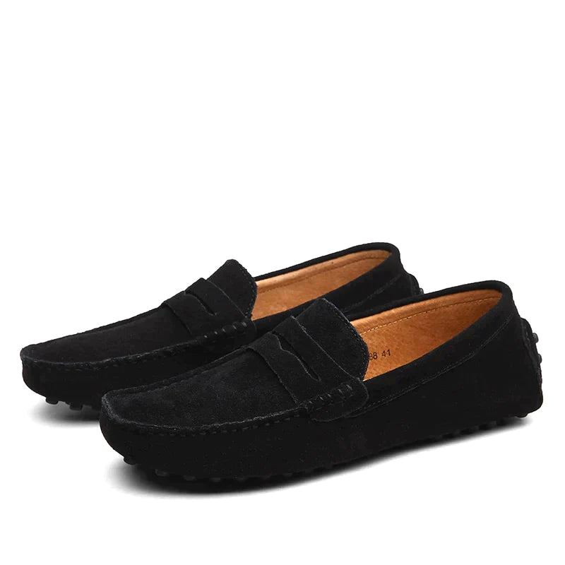 Loafersy Męskie | Buty Slip-On | Podeszwa Antypoślizgowa | Płaska Podeszwa | Casual Półformalne