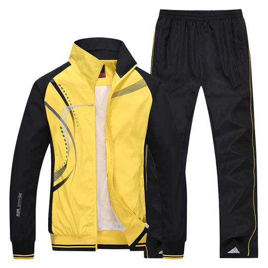 Męski Dres | Dwuczęściowy Zestaw | Casual Sportowy Wygląd