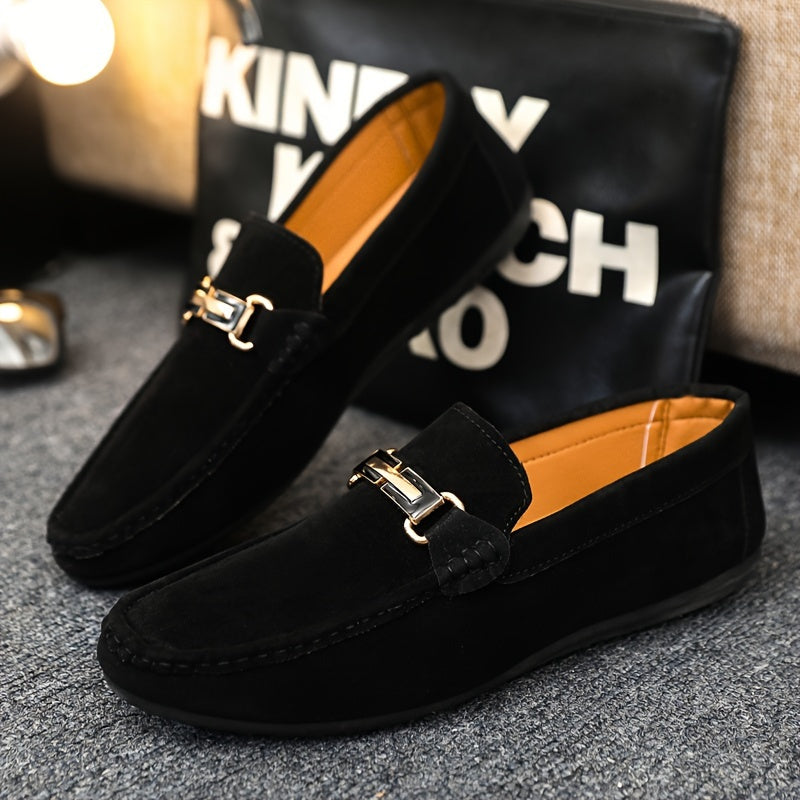 Mężczyzna | Loafersy Casual | Model Slip-On | Okrągły Nos | Elastyczna Podeszwa Antypoślizgowa