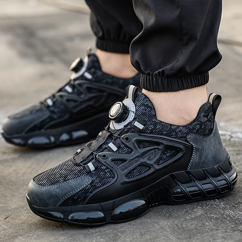 Buty robocze męskie | Stalowy nos i ochrona przed przebiciem | Oddychające i antypoślizgowe