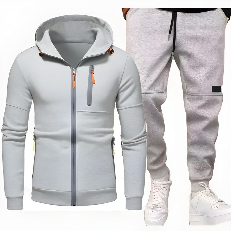 Męski Zestaw | Bluza z Kapturem & Spodnie Dresowe | Wygodne & Ciepłe | Odzież Casual