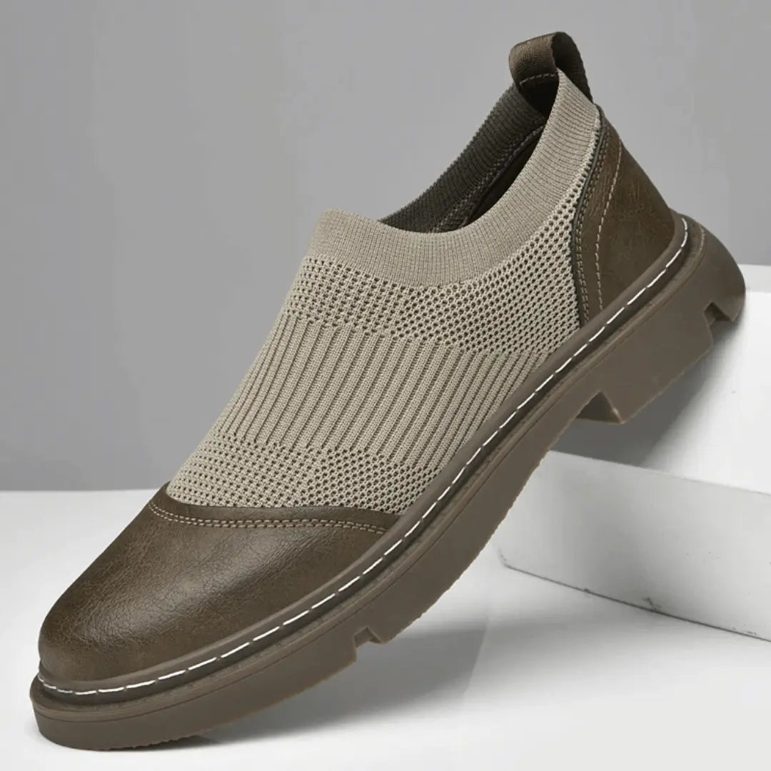 Mężczyzna | Buty Wsuwane | Niski Profil | Solidna Podeszwa | Styl Codzienny i Formalny