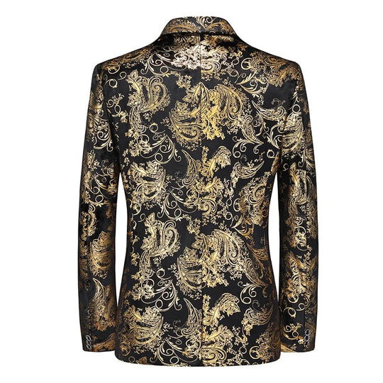 Mężczyzna | Marynarka | Slim Fit | Jeden Guzik | Styl Wieczorowy | Elegancki Design