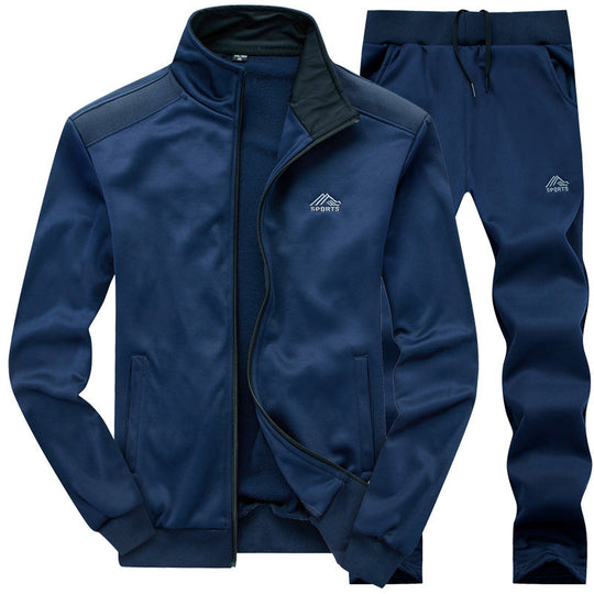 Męski dres w sportowym stylu z wyraźnym nadrukiem literowym dla maksymalnego komfortu | Floris