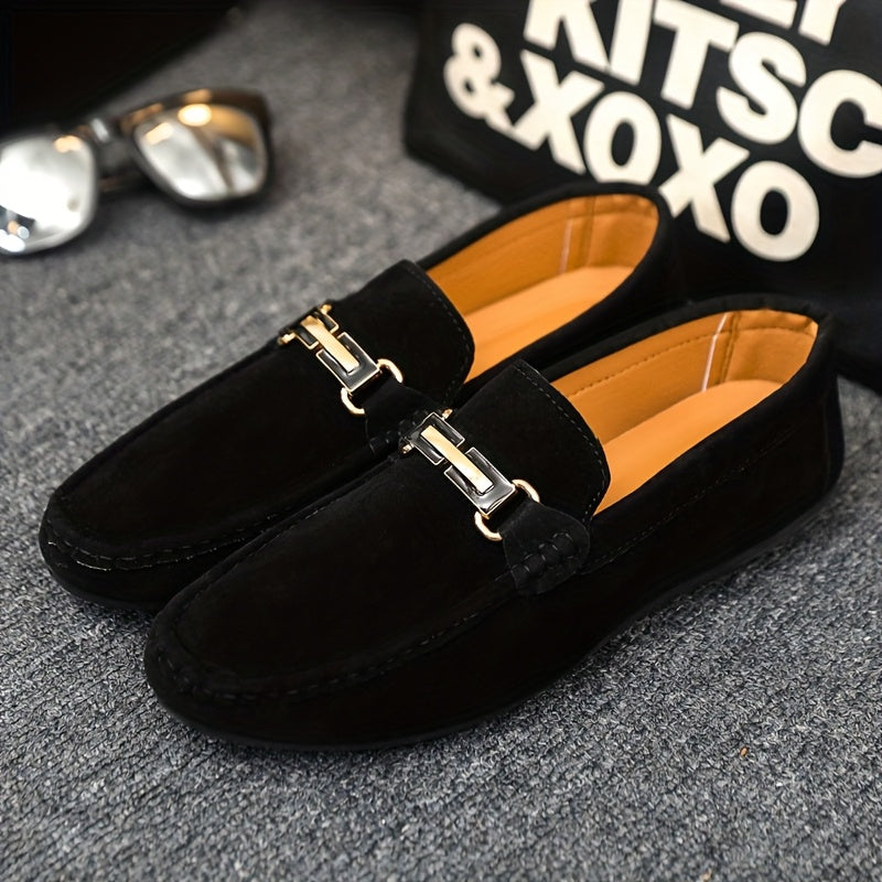 Mężczyzna | Loafersy Casual | Model Slip-On | Okrągły Nos | Elastyczna Podeszwa Antypoślizgowa