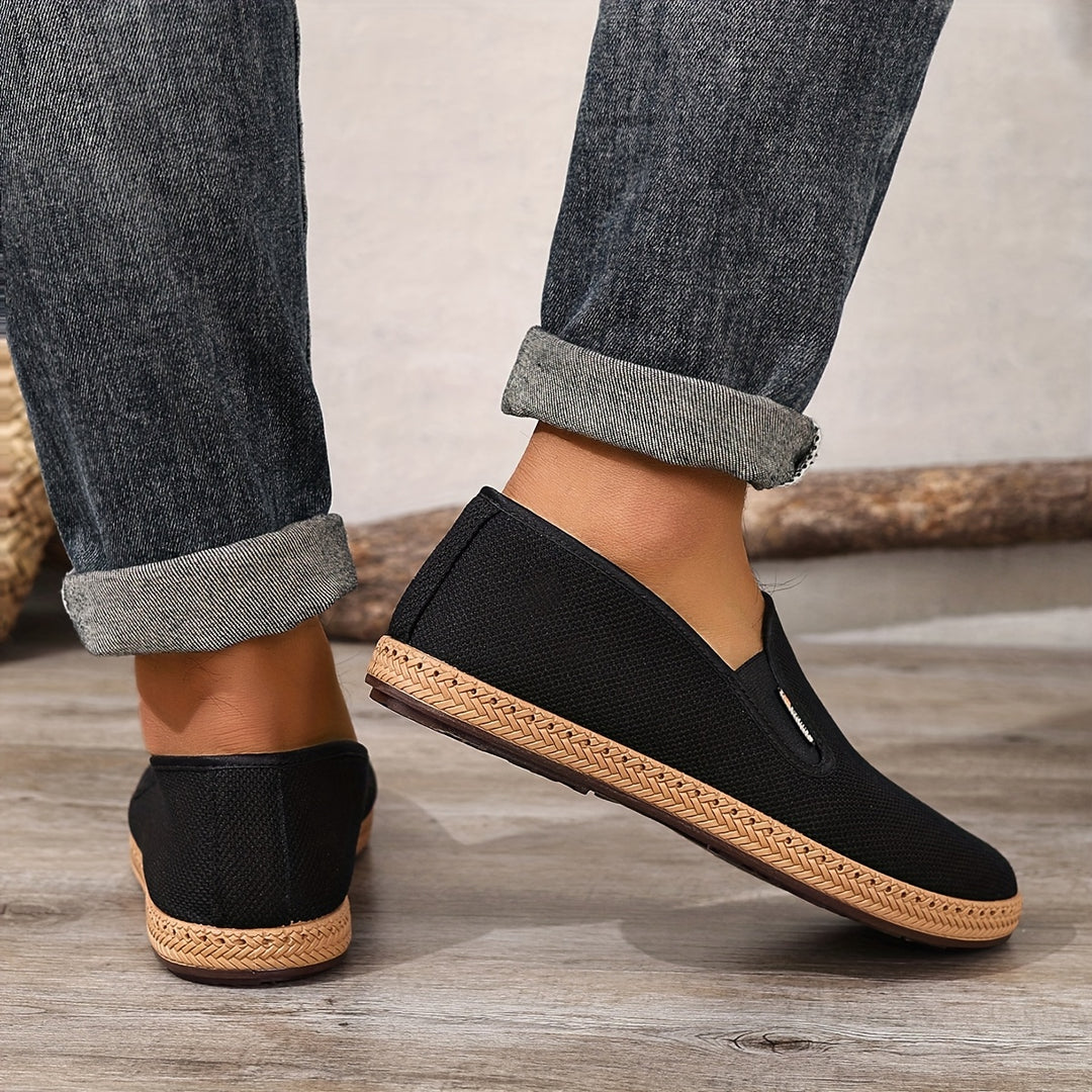 Męskie Mokasyny | Slip-On | Okrągły Nosek | Trwała Podeszwa | Casual