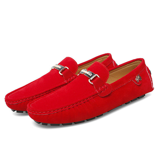Mężczyzna | Skórzane Mokasyny | Slip-On | Lekka Konstrukcja | Styl Smart Casual