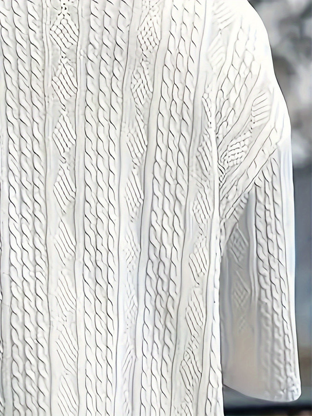 Męski Zestaw Letni | T-shirt z Dekoltem w Serek & Krótkie Spodenki | Druk 3D | Casual