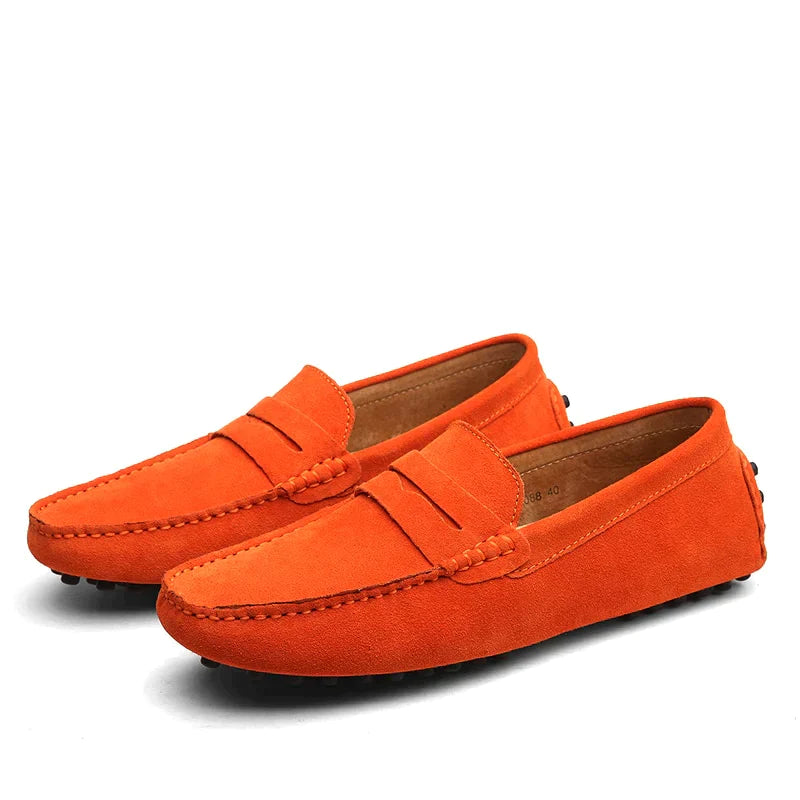 Loafersy Męskie | Buty Slip-On | Podeszwa Antypoślizgowa | Płaska Podeszwa | Casual Półformalne
