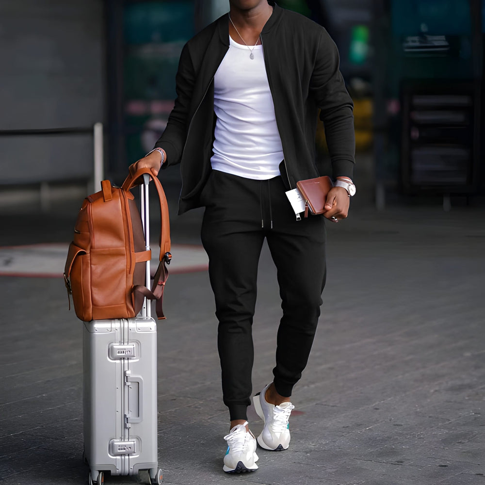 Casual Zestaw Podróżny dla Mężczyzn z Wielofunkcyjnym Designem i Bezproblemowym Stylem | Oscar