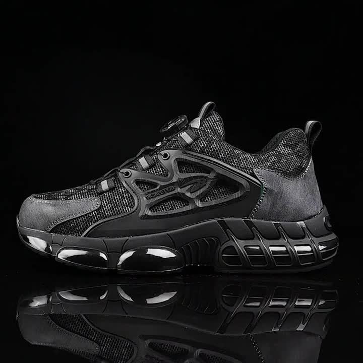 Buty robocze męskie | Stalowy nos i ochrona przed przebiciem | Oddychające i antypoślizgowe