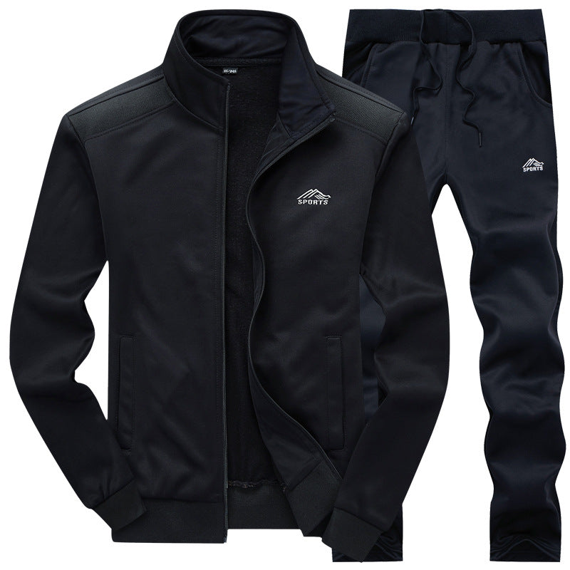 Męski dres w sportowym stylu z wyraźnym nadrukiem literowym dla maksymalnego komfortu | Floris