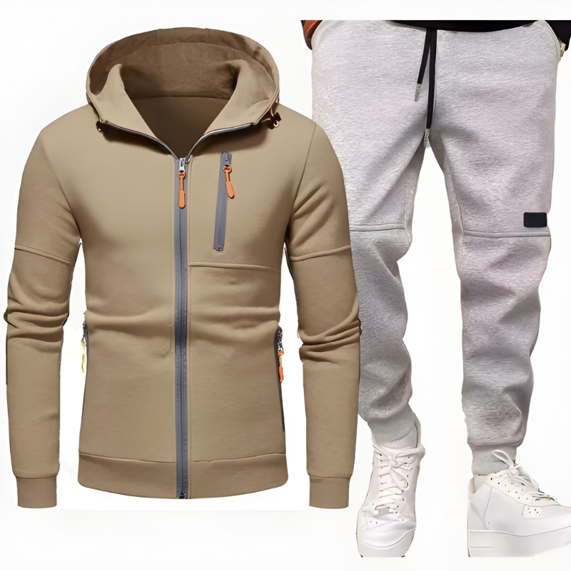 Męski Zestaw | Bluza z Kapturem & Spodnie Dresowe | Wygodne & Ciepłe | Odzież Casual
