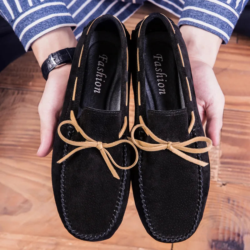 Męskie Loafersy | Prawdziwa Skóra | Slip-On | Miękka Podeszwa | Casual