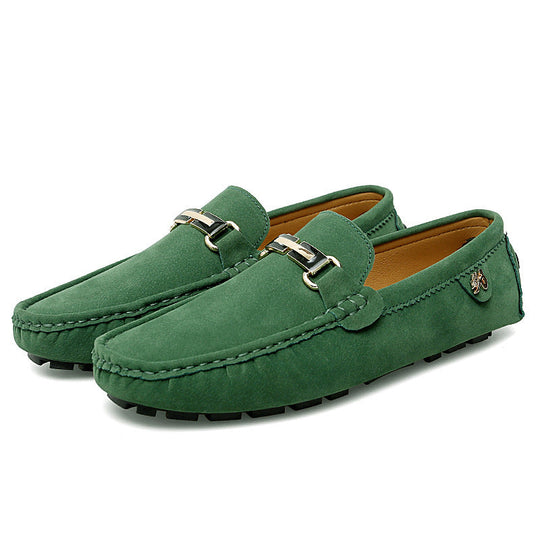 Mężczyzna | Skórzane Mokasyny | Slip-On | Lekka Konstrukcja | Styl Smart Casual
