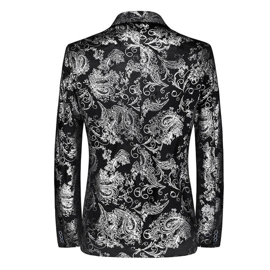 Mężczyzna | Marynarka | Slim Fit | Jeden Guzik | Styl Wieczorowy | Elegancki Design
