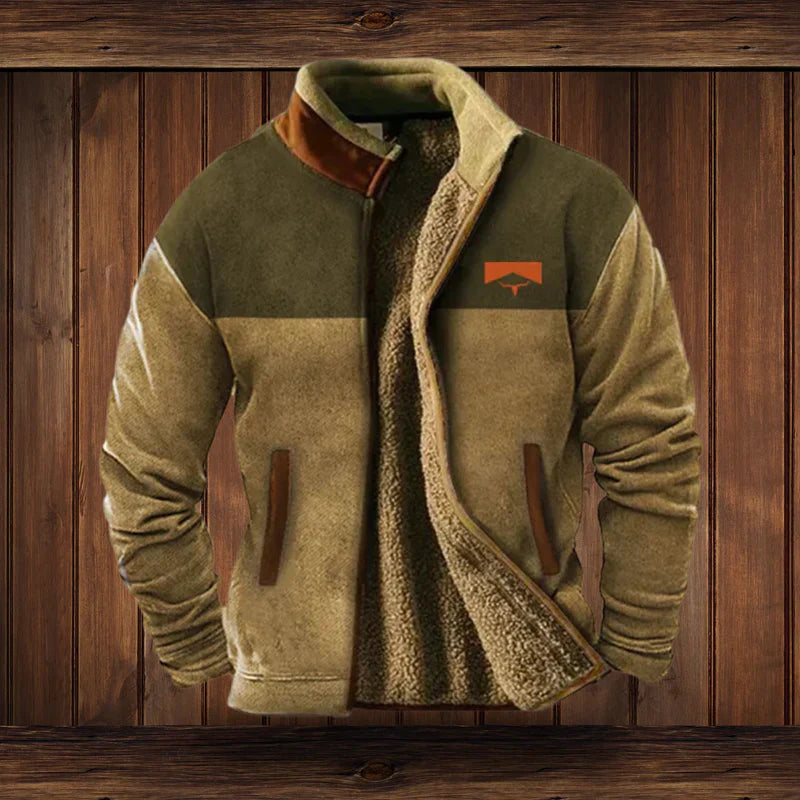 Mężczyzna | Kurtka Zimowa | Vintage Outdoor | Zamek Błyskawiczny | Regular Fit