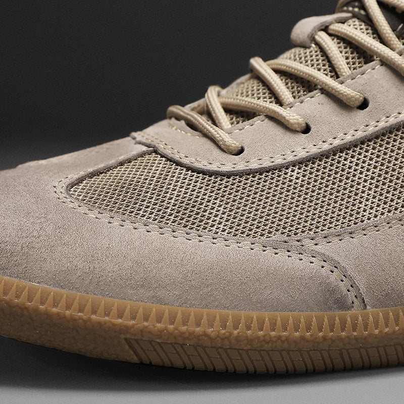Męskie Sneakersy Retro | Niskie Sznurowane Buty Casual | Sportowe Sneakersy na Wiosnę i Lato