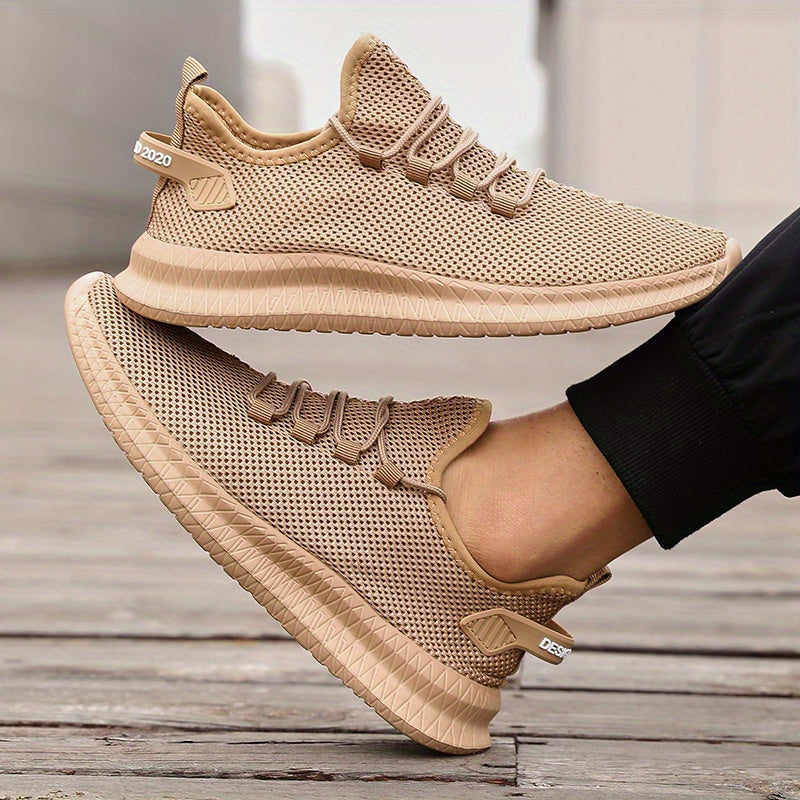 Męskie Buty Biegowe | Niskie i Oddychające | Casual Buty Sportowe na Zewnątrz | Z Sznurowaniem