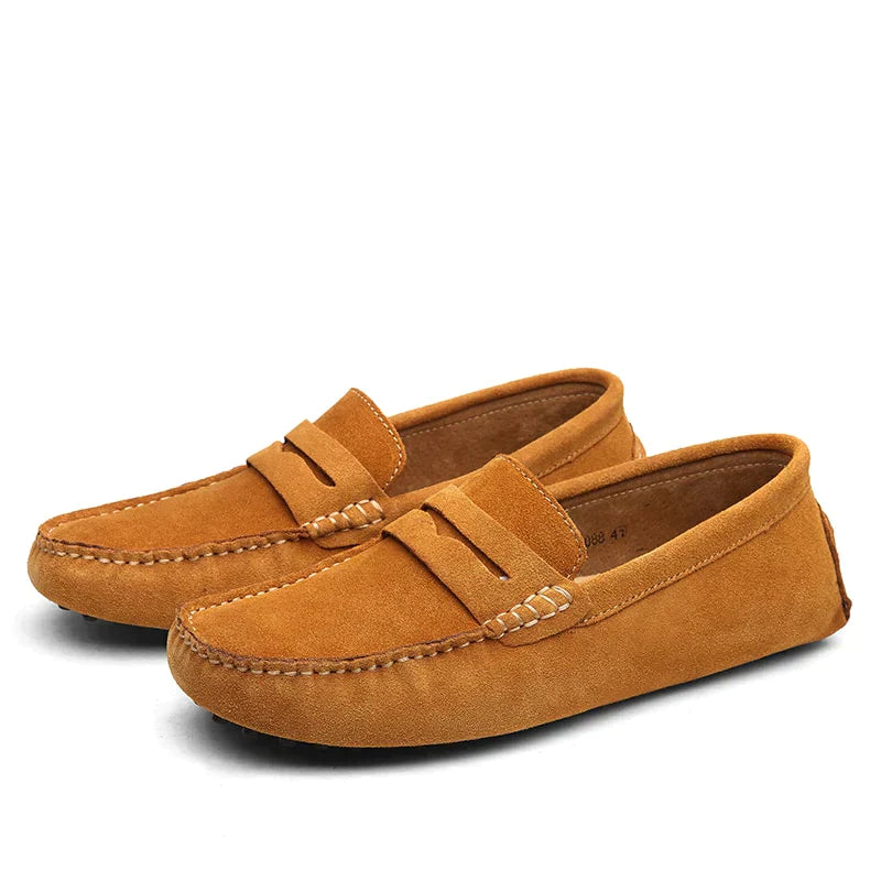 Loafersy Męskie | Buty Slip-On | Podeszwa Antypoślizgowa | Płaska Podeszwa | Casual Półformalne