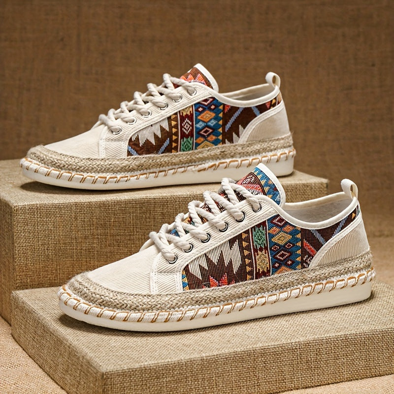 Sneakersy Heren Espadrille | Styl Bohemyjski | Oddychające & Vintage Look
